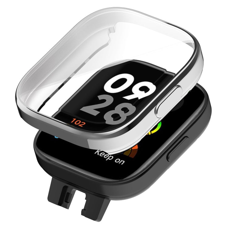 Mega Flot Silikone Cover passer til Xiaomi Redmi Watch 3 / Xiaomi Mi Watch Lite 3 - Sølv#serie_2