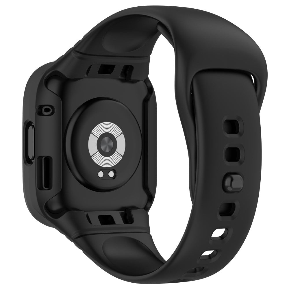 Xiaomi Redmi Watch 3 silicone strap with protective cover - Black#serie_1