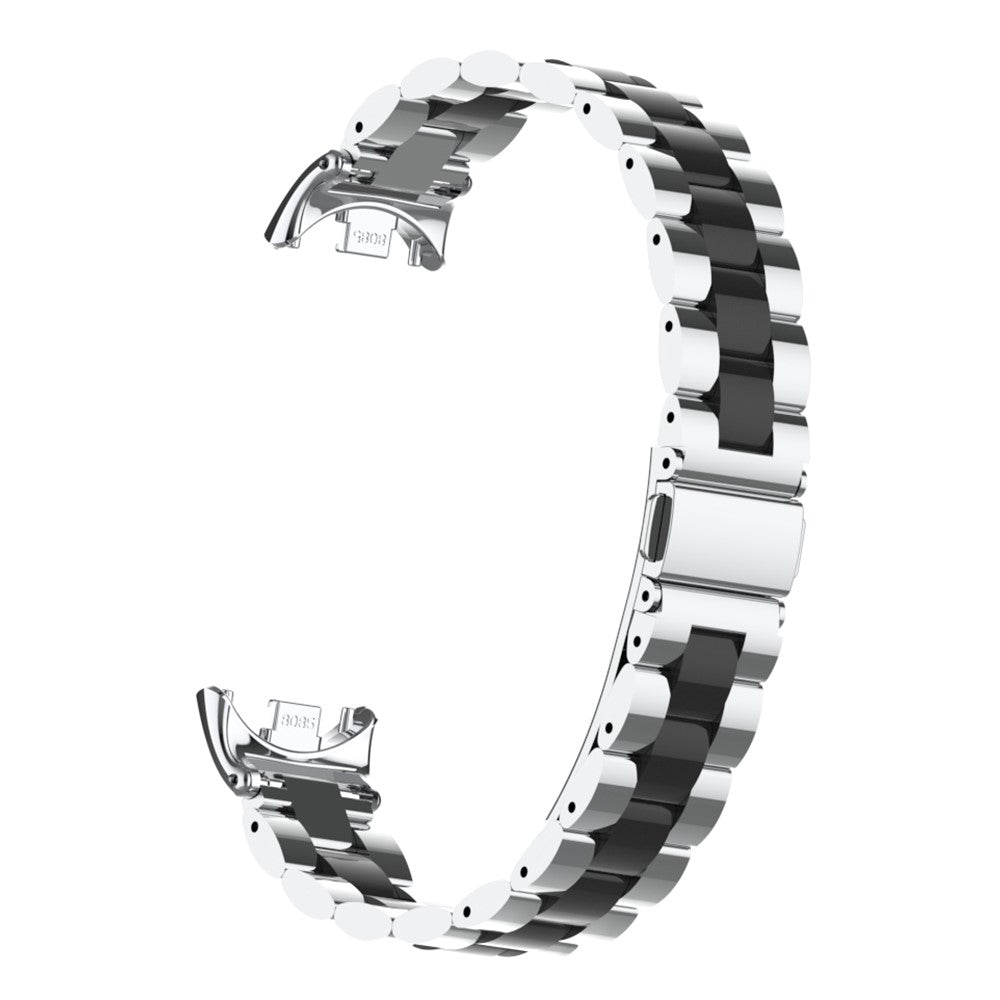 Rigtigt Sejt Metal Rem passer til Xiaomi Smart Band 8 - Sølv#serie_6