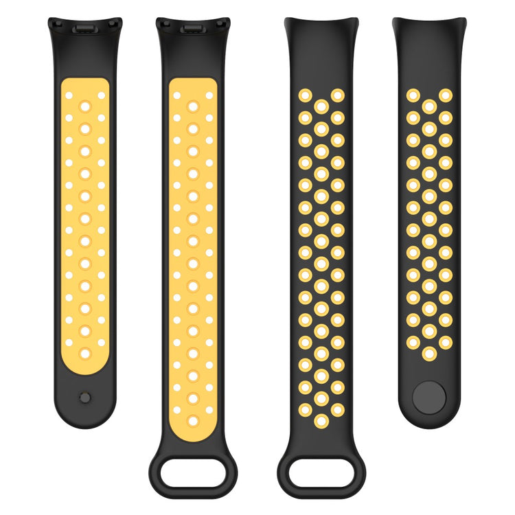 Mega Elegant Silikone Rem passer til Xiaomi Smart Band 8 - Gul#serie_5