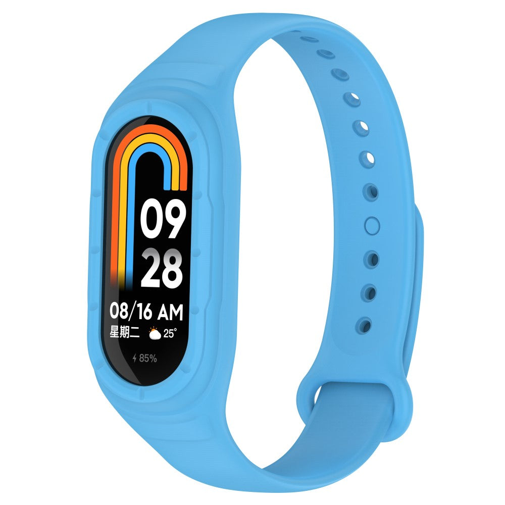 Alle Tiders Silikone Rem passer til Xiaomi Smart Band 8 - Blå#serie_14