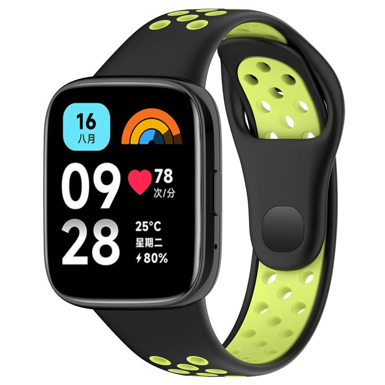 Mega Komfortabel Silikone Universal Rem passer til Xiaomi Smartwatch - Grøn#serie_1