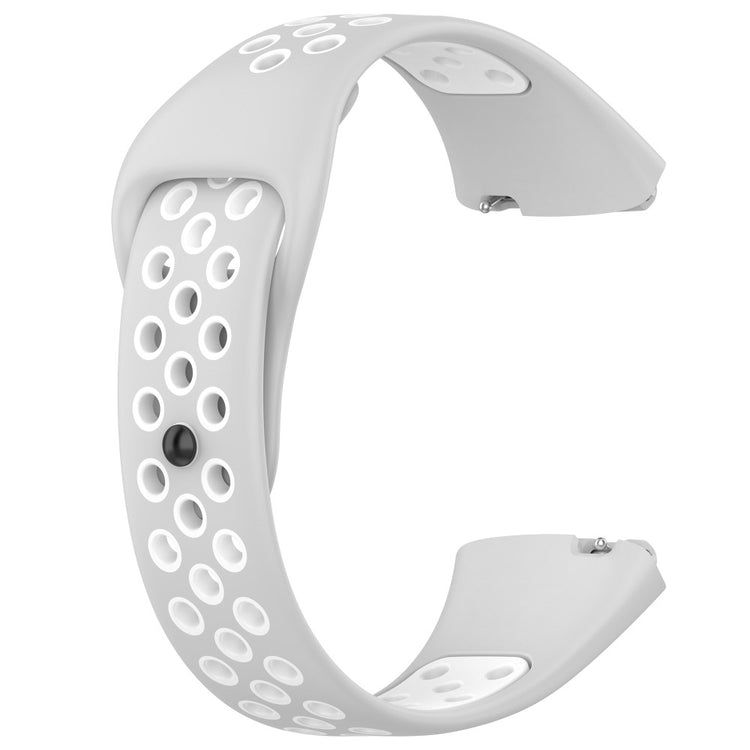 Mega Komfortabel Silikone Universal Rem passer til Xiaomi Smartwatch - Sølv#serie_7