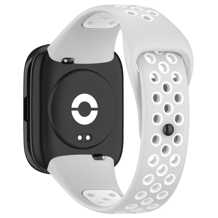 Mega Komfortabel Silikone Universal Rem passer til Xiaomi Smartwatch - Sølv#serie_7