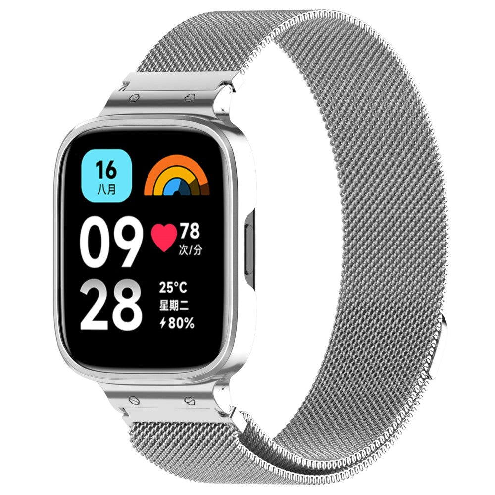 Xiaomi Redmi Watch 3 Active / Lite 3 milanese stainless steel strap - Silver#serie_1