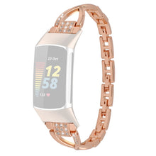 Mega Pænt Metal Rem passer til Fitbit Charge 2 - Pink#serie_1