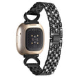 Fitbit Sense 1 / Fitbit Versa 3 Metal And Rhinestone Universel Strap
