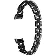 Fitbit Luxe rhinestone décor zinc metal strap