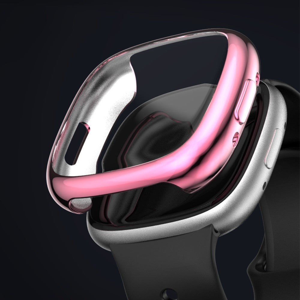 Super Godt Silikone Cover til Fitbit Versa 4 - Pink#serie_4