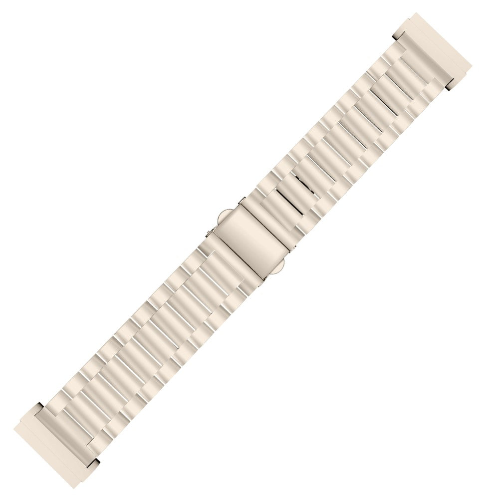 Kønt Metal Universal Rem passer til Fitbit Sense 2 / Fitbit Versa 4 - Guld#serie_2