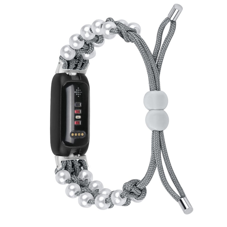Meget Komfortabel Metal Rem passer til Fitbit Inspire 3 - Sølv#serie_5
