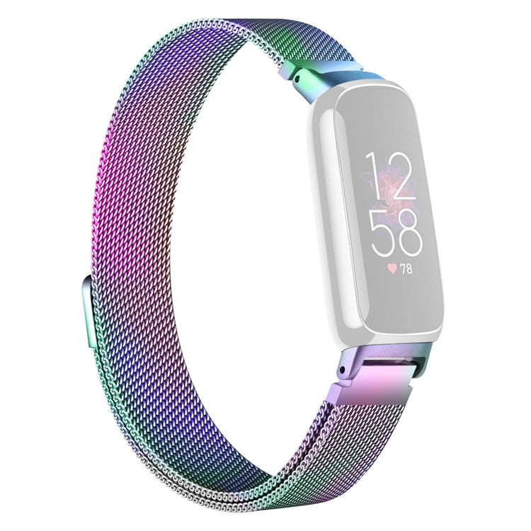 Tidsløst Metal Rem passer til Fitbit Inspire 3 - Blå#serie_4