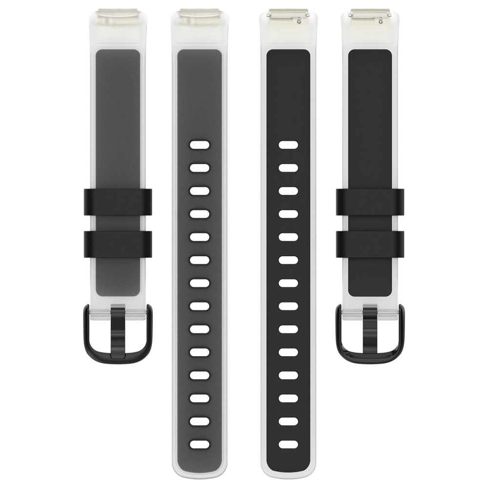 Holdbart Silikone Rem passer til Fitbit Inspire 3 - Sølv#serie_6