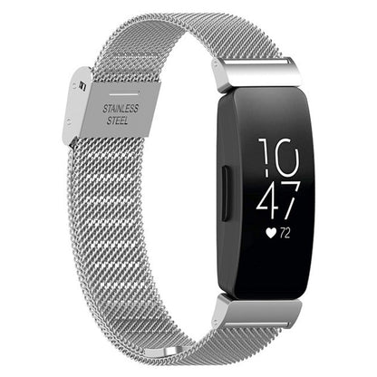 Helt Vildt Flot Metal Rem passer til Fitbit Inspire 3 - Sølv#serie_4