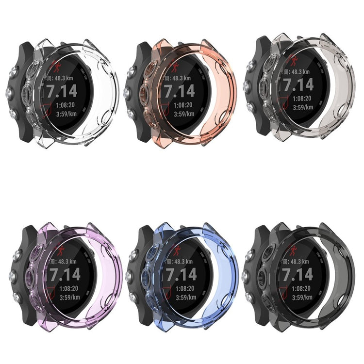 Rigtigt Fed Garmin Forerunner 245 / Garmin Forerunner 245 Music Silikone Cover - Sort#serie_1