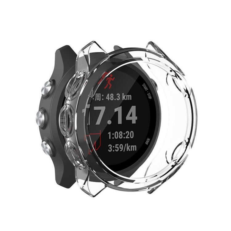 Rigtigt Fed Garmin Forerunner 245 / Garmin Forerunner 245 Music Silikone Cover - Gennemsigtig#serie_2