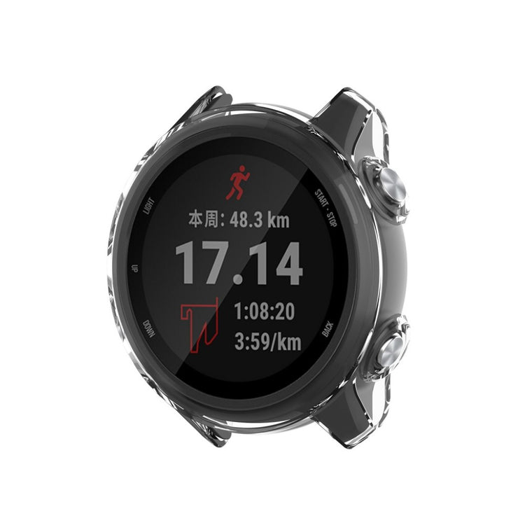 Rigtigt Fed Garmin Forerunner 245 / Garmin Forerunner 245 Music Silikone Cover - Gennemsigtig#serie_2