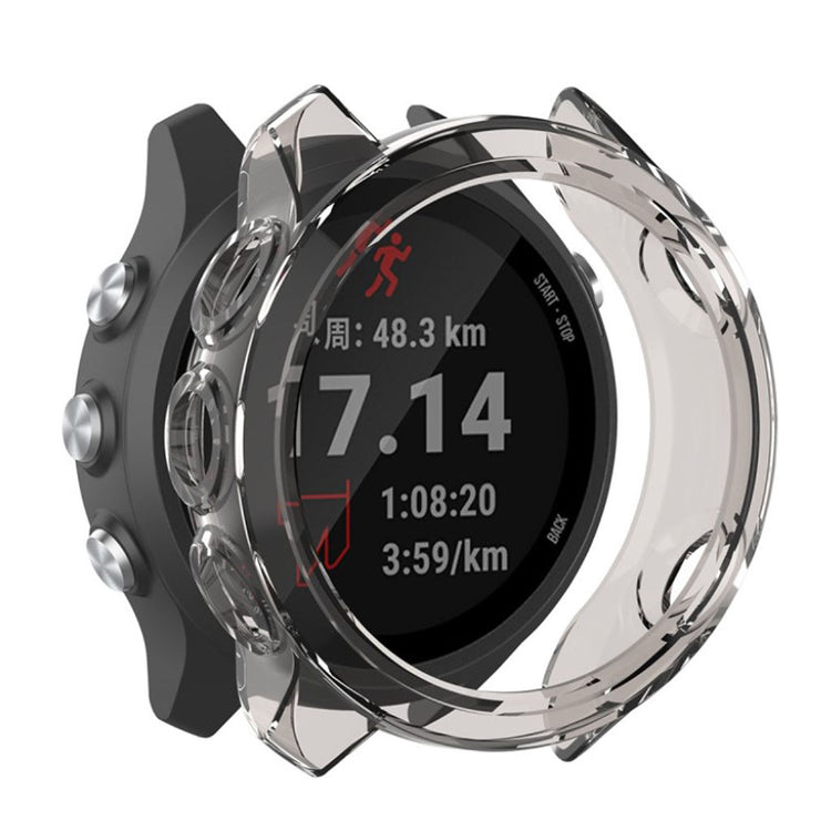 Rigtigt Fed Garmin Forerunner 245 / Garmin Forerunner 245 Music Silikone Cover - Sølv#serie_3