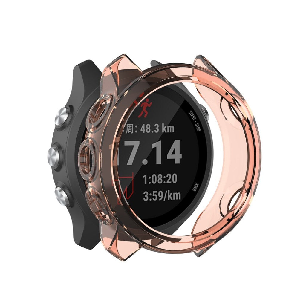 Rigtigt Fed Garmin Forerunner 245 / Garmin Forerunner 245 Music Silikone Cover - Orange#serie_4