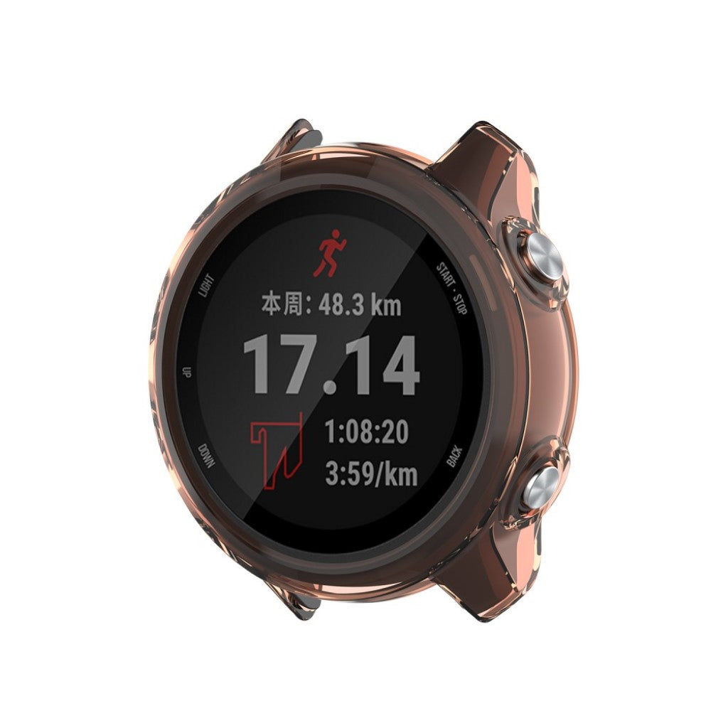Rigtigt Fed Garmin Forerunner 245 / Garmin Forerunner 245 Music Silikone Cover - Orange#serie_4