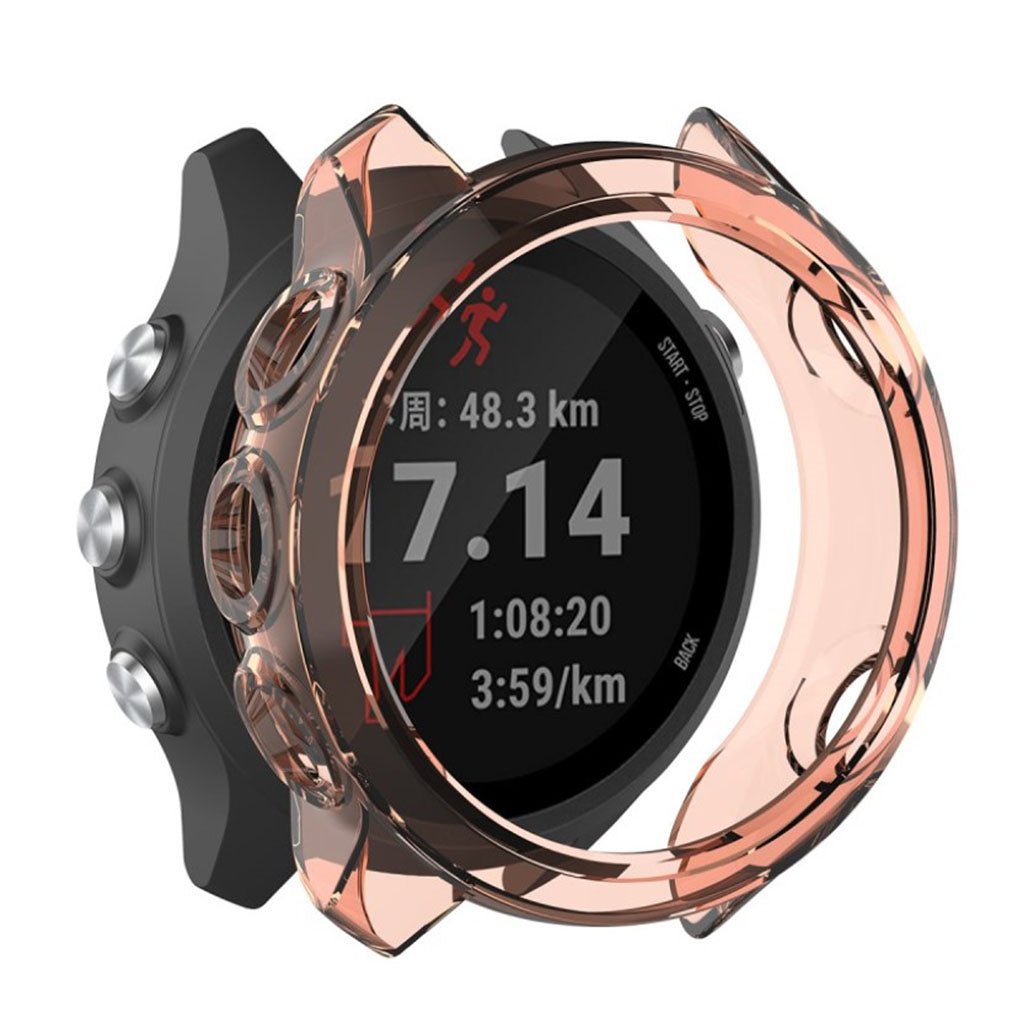 Rigtigt Fed Garmin Forerunner 245 / Garmin Forerunner 245 Music Silikone Cover - Orange#serie_4