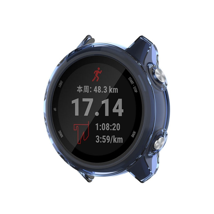 Rigtigt Fed Garmin Forerunner 245 / Garmin Forerunner 245 Music Silikone Cover - Blå#serie_5