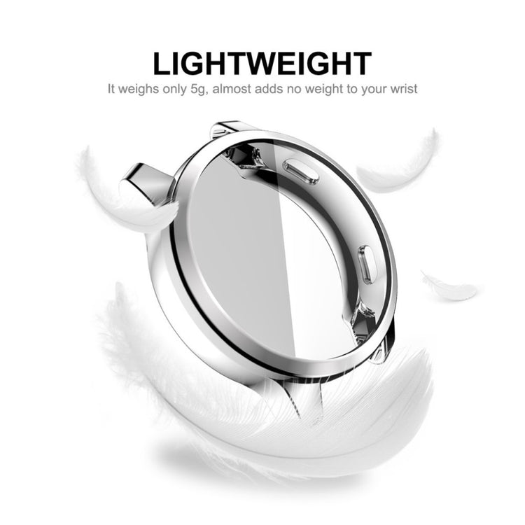 Rigtigt Godt Silikone Cover til Garmin Venu 2S / Garmin Vivoactive 4S - Sølv#serie_4