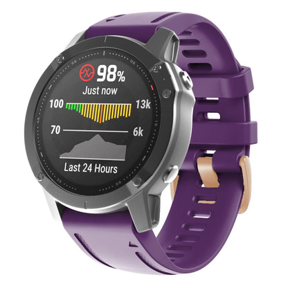 Meget Godt Silikone Universal Rem passer til Garmin Smartwatch - Lilla#serie_16