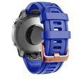 20mm silicone strap with rose gold buckle for Garmin watch