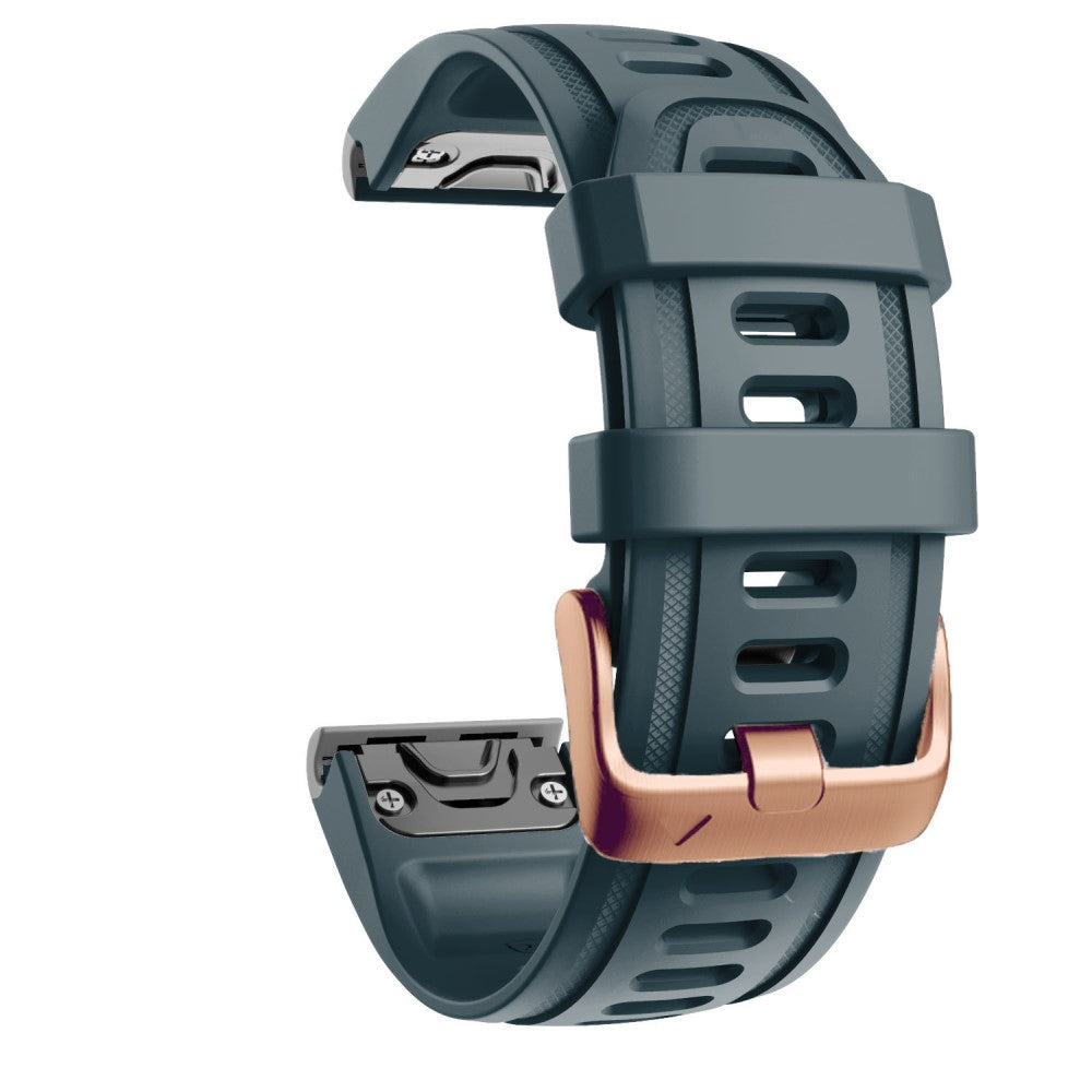 Meget Godt Silikone Universal Rem passer til Garmin Smartwatch - Blå#serie_3