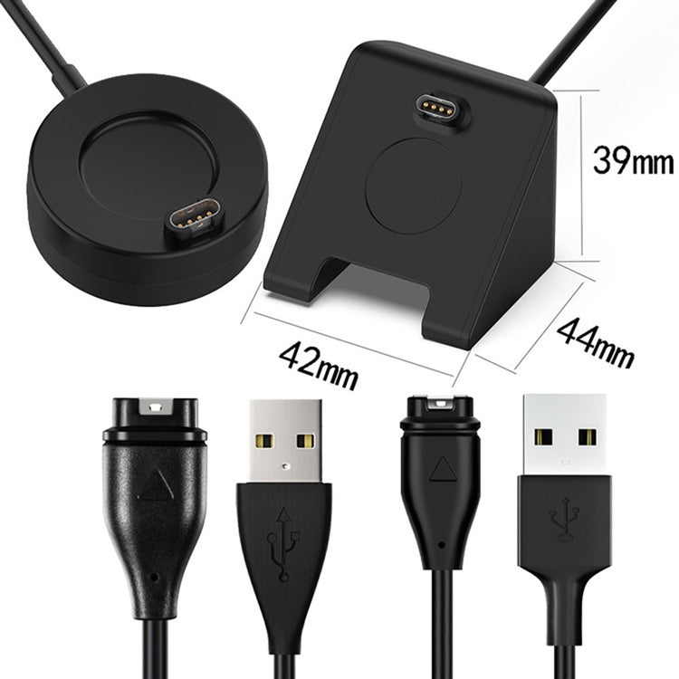 100cm Plastik Universal Garmin USB Opladningskabel - Sort#serie_037