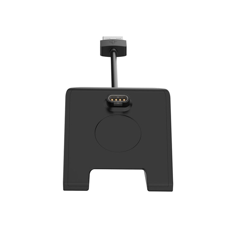 Plastik Ladestation passer til Garmin Smartwatch - Sort#serie_042