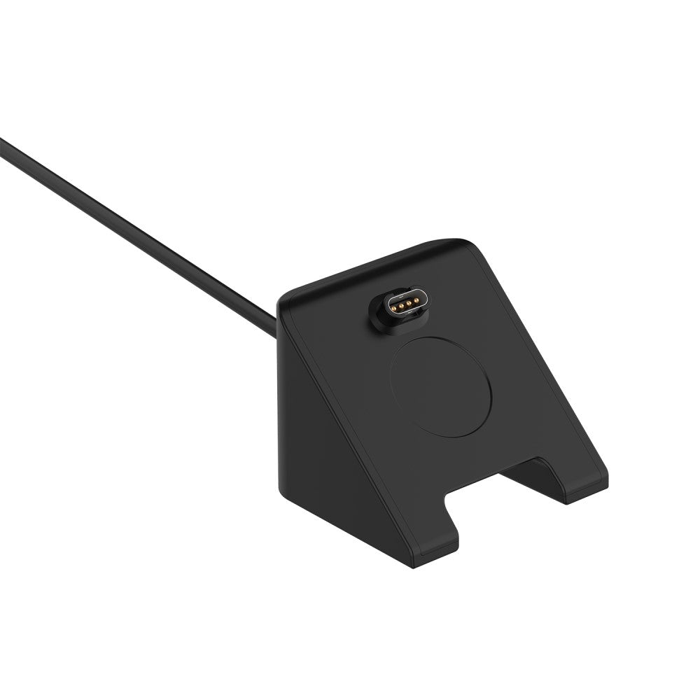 Plastik Ladestation passer til Garmin Smartwatch - Sort#serie_042