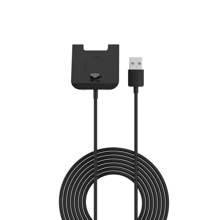 Plastik Ladestation passer til Garmin Smartwatch - Sort#serie_042