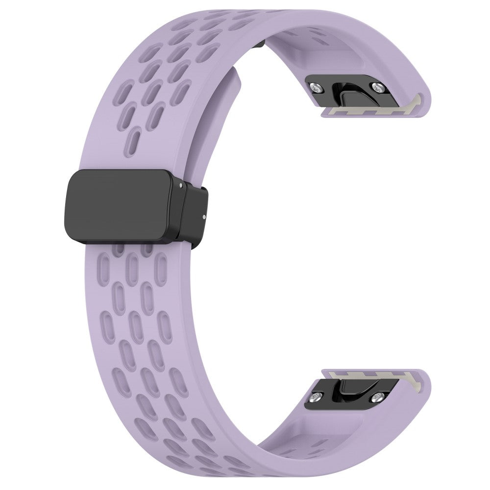 Vildt Fint Metal Og Silikone Universal Rem passer til Smartwatch - Lilla#serie_10