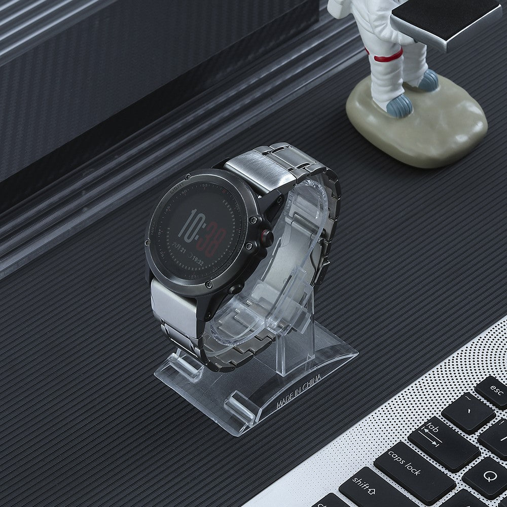 Fremragende Metal Universal Rem passer til Smartwatch - Sølv#serie_3