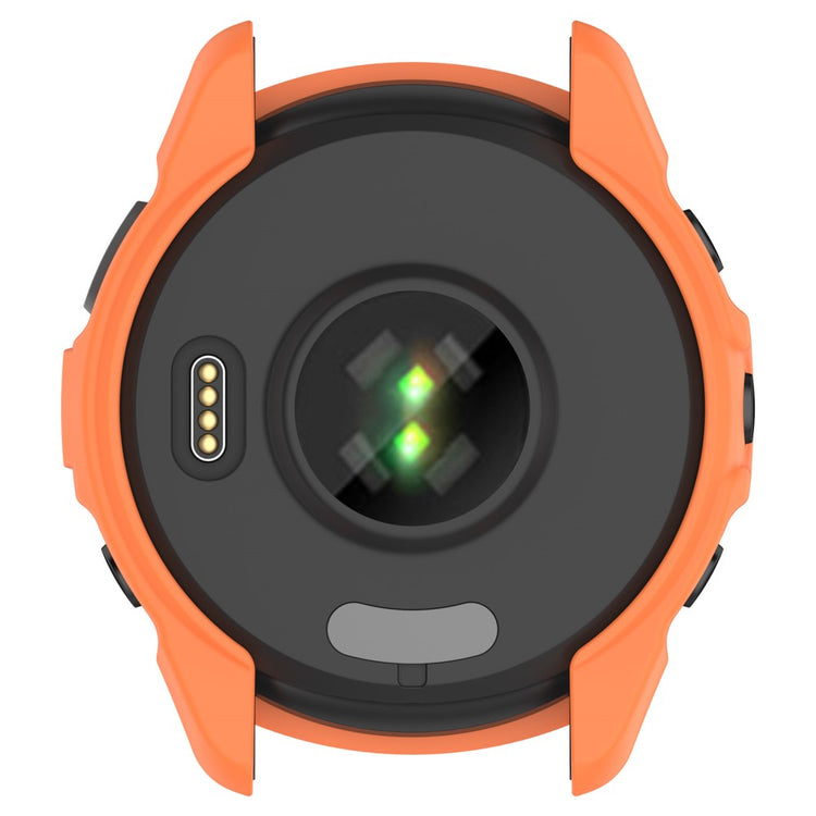 Beskyttende Silikone Bumper passer til Garmin Forerunner 265 - Orange#serie_1