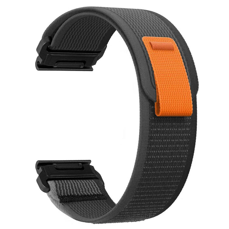 Rigtigt Nydelig Nylon Universal Rem passer til Smartwatch - Sølv#serie_2