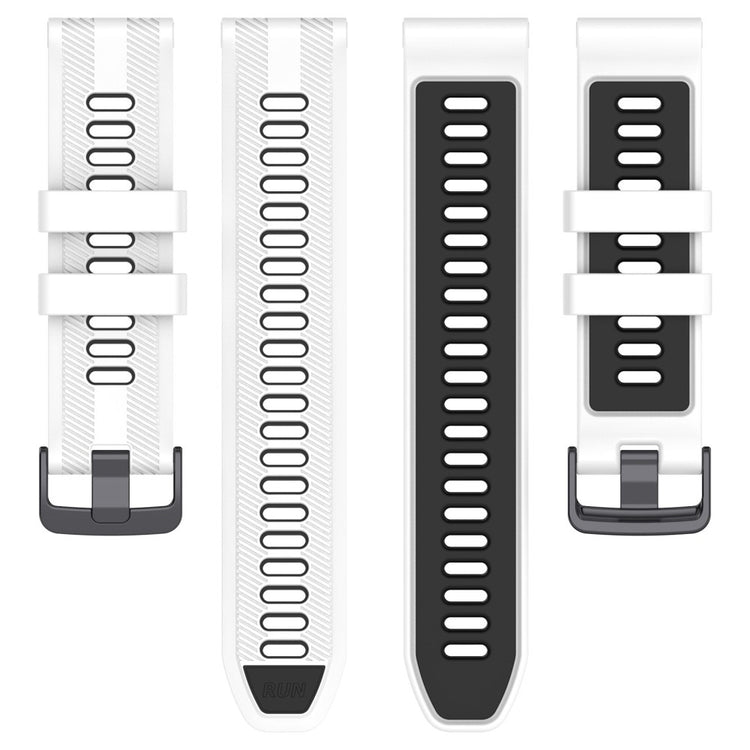 Super Slidstærk Silikone Universal Rem passer til Smartwatch - Hvid#serie_2
