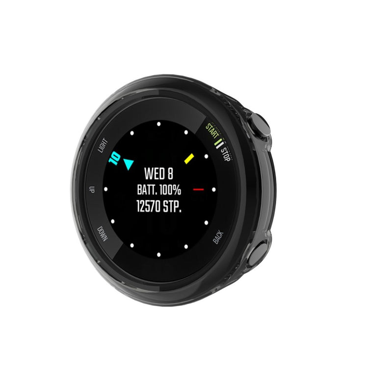 Mega Fed Garmin Forerunner 45S Silikone Cover - Sort#serie_3