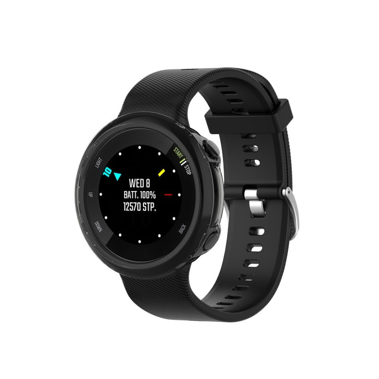 Mega Fed Garmin Forerunner 45S Silikone Cover - Sort#serie_3