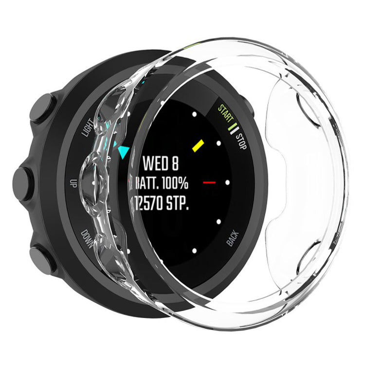 Mega Fed Garmin Forerunner 45S Silikone Cover - Gennemsigtig#serie_5