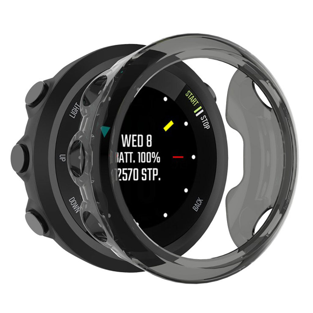 Beskyttende Garmin Forerunner 45 Silikone Cover - Sort#serie_3