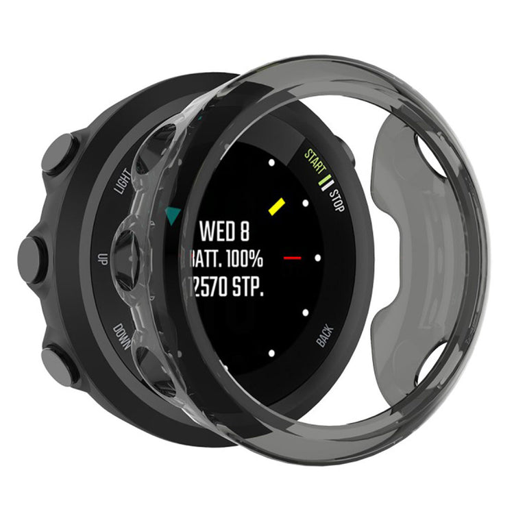 Beskyttende Garmin Forerunner 45 Silikone Cover - Sort#serie_3