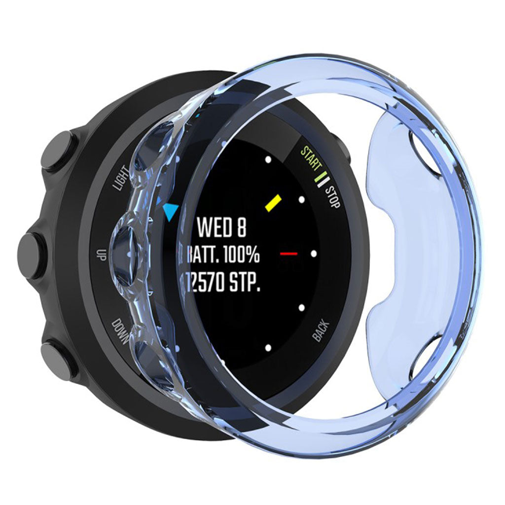 Beskyttende Garmin Forerunner 45 Silikone Cover - Blå#serie_4