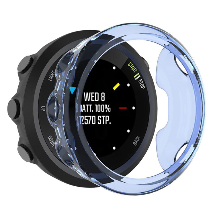 Beskyttende Garmin Forerunner 45 Silikone Cover - Blå#serie_4
