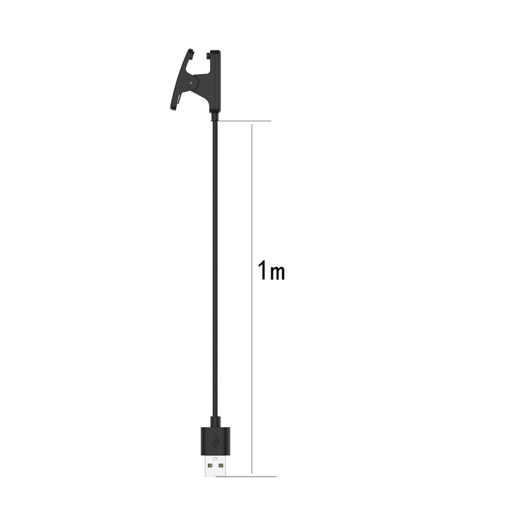 100cm USB Opladningskabel passer til Garmin Smartwatch - Sort#serie_1
