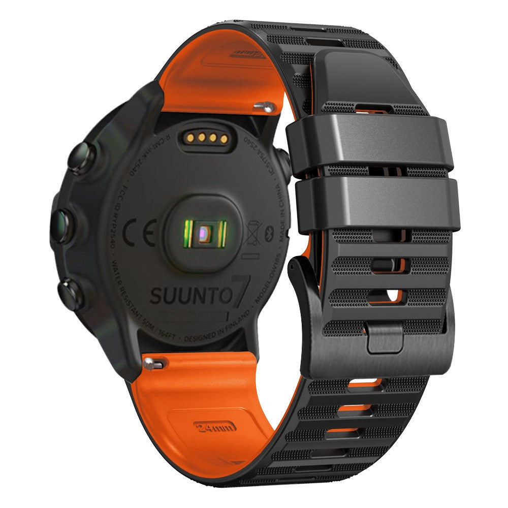 Helt Vildt Nydelig Silikone Universal Rem passer til Smartwatch - Orange#serie_12
