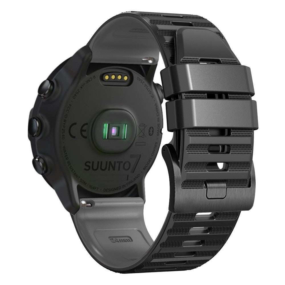 Helt Vildt Nydelig Silikone Universal Rem passer til Smartwatch - Sølv#serie_6