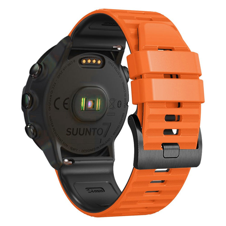 Helt Vildt Nydelig Silikone Universal Rem passer til Smartwatch - Orange#serie_8